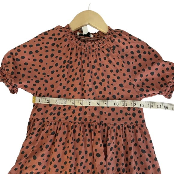 Girls Pink/Grey Dress - Size 7/8 - Picture 3 of 4